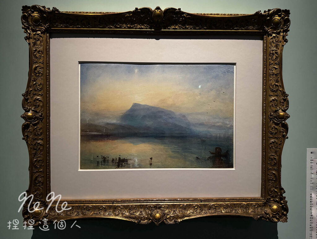 《威廉・透納特展：崇高的迴響 Turner 250》藍色瑞吉山之日出