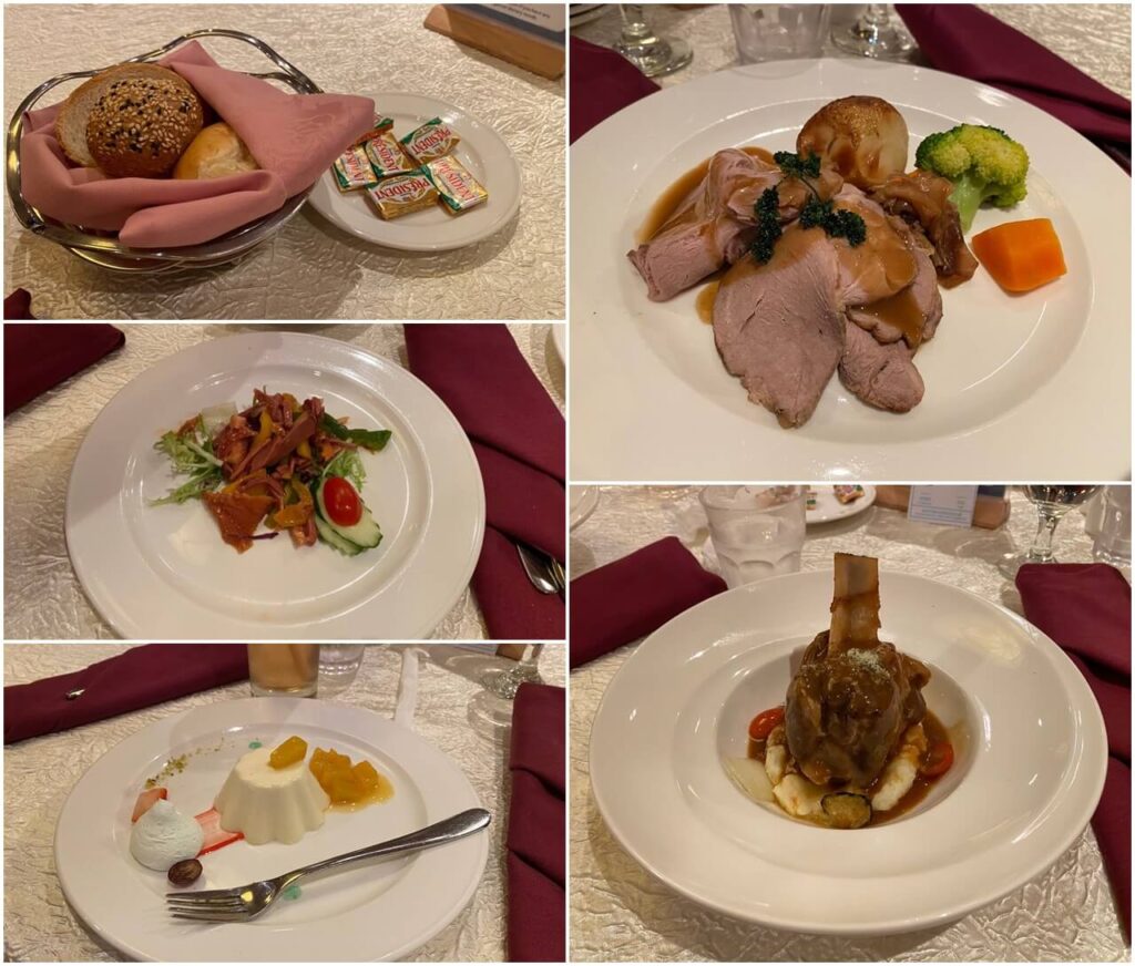 【麗星郵輪探索星號】百味軒晚餐餐點